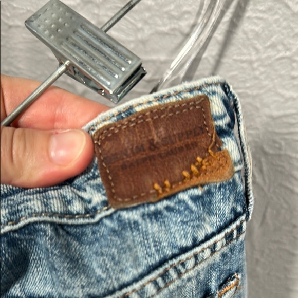 Denim & Supply Ralph Lauren Distressed Skinny Boyfriend Blue Jeans Size 26 - Picture 9 of 12